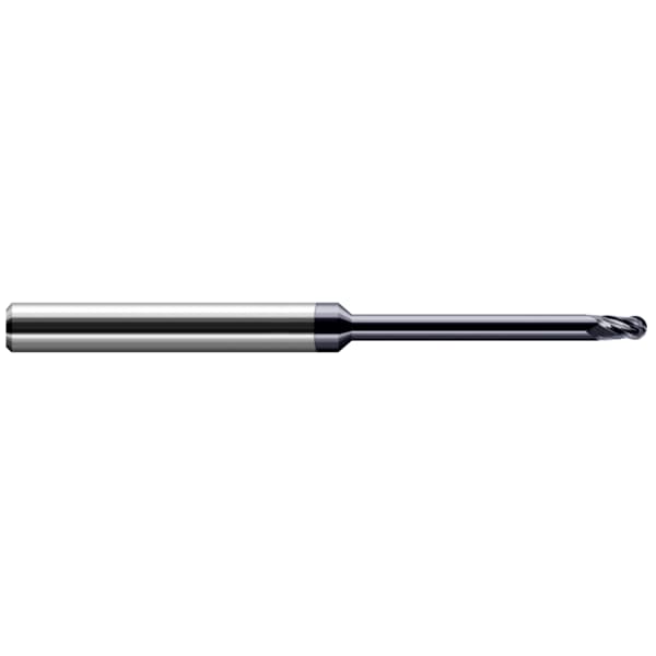 End Mill for Exotic Alloys - Ball, 0.0620" (1/16)